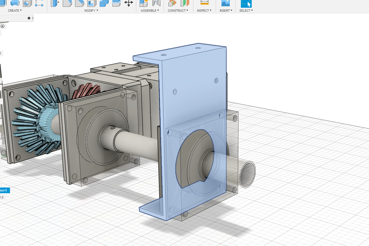 A CAD design for the c-clamp