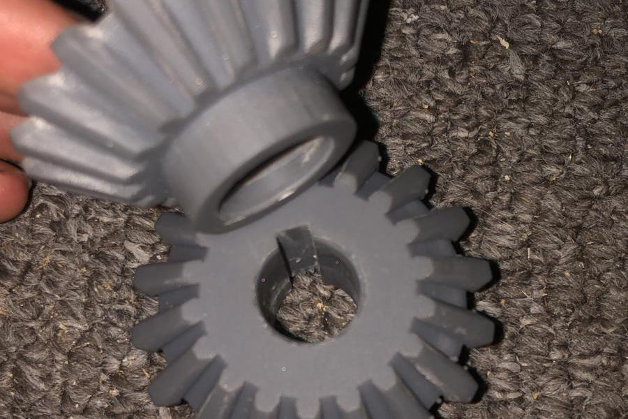 SLS printed gears